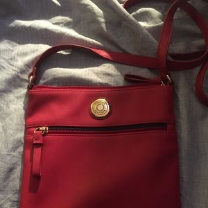Red Tommy Hilfiger Pocketbook/Crossbody Bag